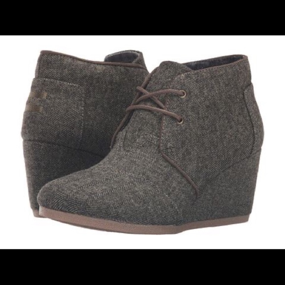 Toms Wedge Booties